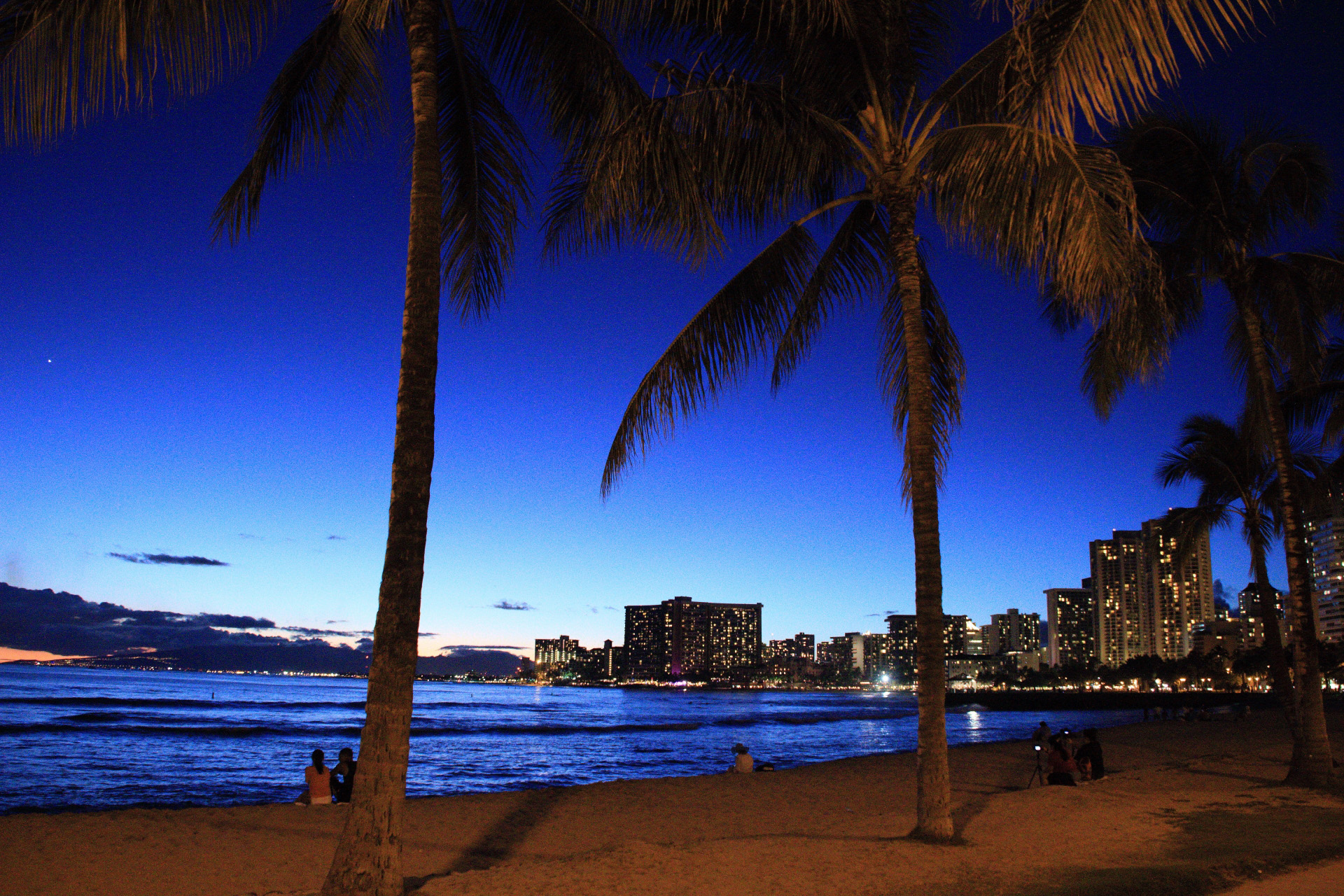 ハワイの夜景